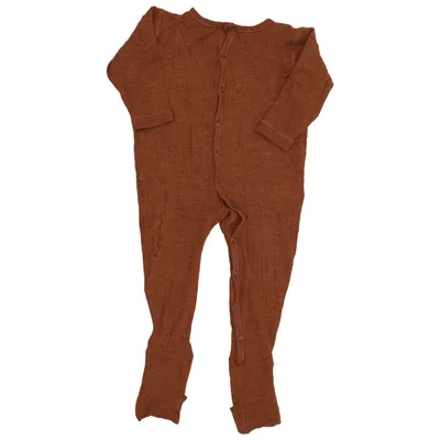 Rompers (Brown) from Joha Merino wool