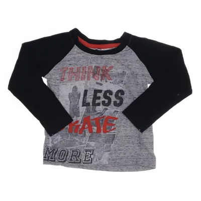 Långärmad t-shirt (Grå, Svart) från Denim Co