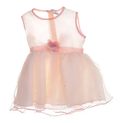 Blomsterpigekjole (Beige, Pink) fra Jocko Polyester