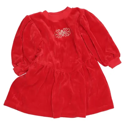 Klänning (Röd) från Tutta Bomull, Polyester