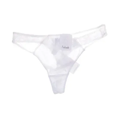 String (Wit) van Aubade Katoen, Elastaan, Polyamide, Polyester