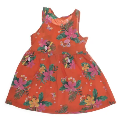 Klänning (Orange, Flerfärgad) från H&M Kids Bomull