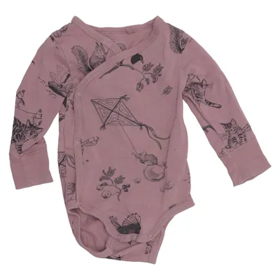 Body (Pink) from Lindex Baby Cotton, Elastane