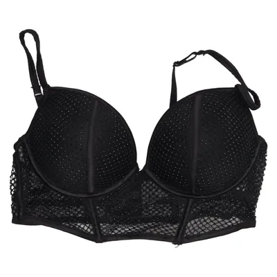 Bustier (Zwart) van Censored Elastaan, Polyamide, Polyester