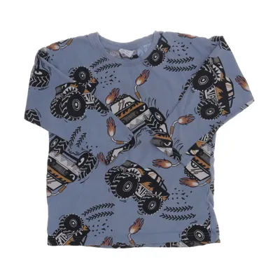 Lange mouwen shirt (Blauw) van Lindex Kids Katoen