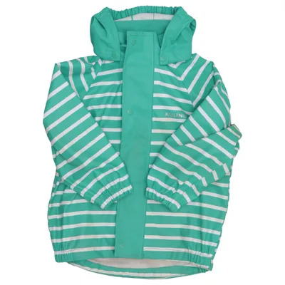 Rain jacket (Green, White) from Kuling Polyester, Polyurethane
