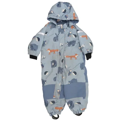 Outdoor overalls  (Blå, Flerfarvet) fra Lindex Baby Polyester
