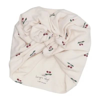 Turban (Beige, Multicolore) de Konges Sløjd Élasthane, Coton biologique