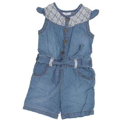 Combinaison (Bleu) de Topomini Coton, Polyamide, Viscose