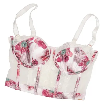 Bustier (Wit, Rood, Meerkleurig) van Hop Lun Elastaan, Polyamide, Polyester