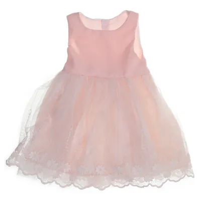 Avondjurk (Roze, Wit) van Guvenir Katoen, Polyester