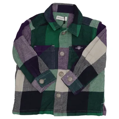 Flannel shirt (Green, Purple, Beige) from GANT Cotton