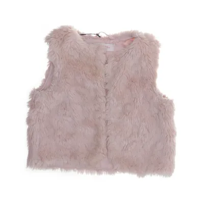 Bont gilet (Roze) van H&M Bont, Polyester, Acryl