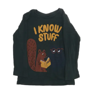 Lange mouwen shirt (Groen) van Lindex Kids Katoen