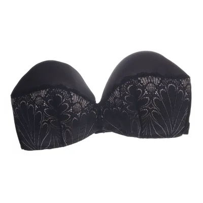 Bandeau-bh (Svart, Flerfärgad) från Wonderbra Elastan, Polyamid, Polyester