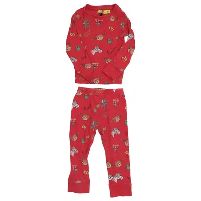 Pyjamasz (Rød, Flerfarvet) fra Pippi Långstrump Bomuld