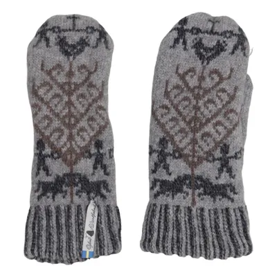 Moufles (Gris, Noir, Marron) de Öjbro Vantfabrik Laine de mouton