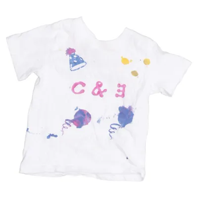 T-shirt (Wit, Meerkleurig) van Wonder Nation Katoen
