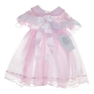 Brudnäbbsklänning (Rosa, Vit) från Katty Bomull, Polyester