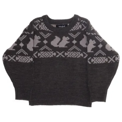 Sweater (Gray) from Vikafjell Acrylic, Wool
