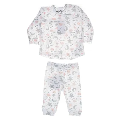 Pyjama (Wit, Meerkleurig) van Ergee Katoen