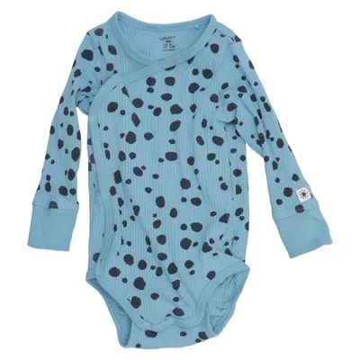 Body (Blå, Svart) från Lindex Baby Bomull, Elastan