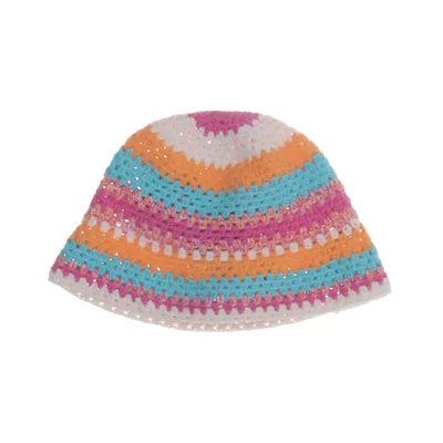 Bucket hat (Blauw, Meerkleurig) van Zara Katoen