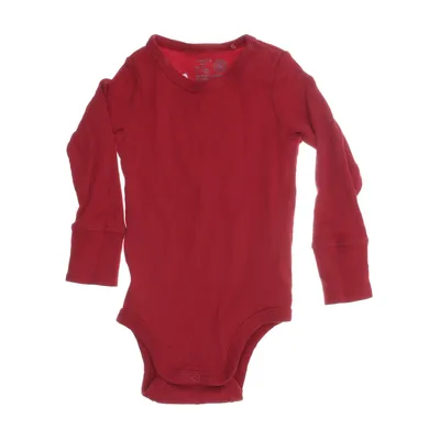 Body (Röd) från Lindex Baby Bomull, Elastan
