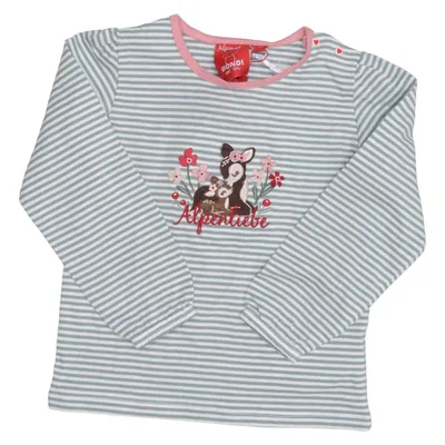 Long sleeve T-shirt (Blue, White, Pink) from Bondi Cotton