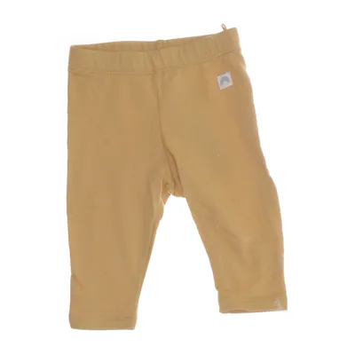 Broek (Geel) van Lindex Baby Katoen, Elastaan