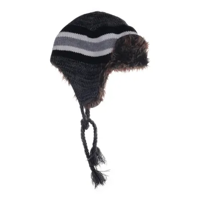 Trapper hat (Gray, Brown, White) from Identity Acrylic, Polyester