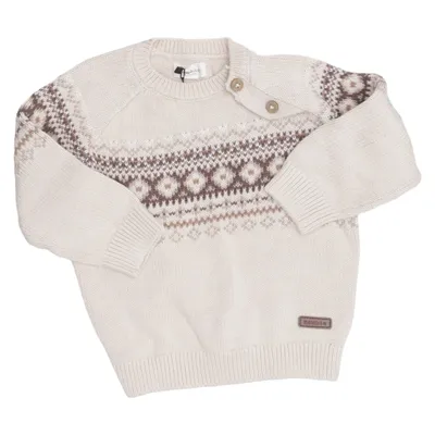 Strickpullover (Beige, Braun) von Newbie by KappAhl Baumwolle