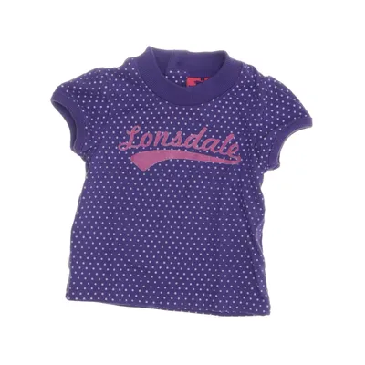 Topp (Lila, Vit) från Lonsdale Bomull, Polyester