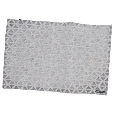 Set de table (Gris, Blanc) de Bruka Design Coton, Lin