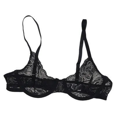 Soutien-gorge (Noir) de Hanro Élasthane, Polyamide