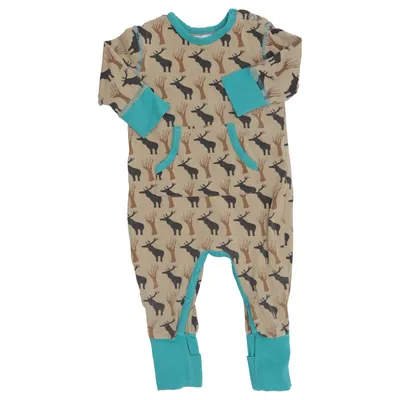 Sparkdräkt (Beige, Turkos, Brun) från Snoozy Scandinavia Bomull, Elastan