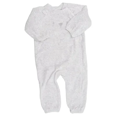 Strampler (Grau) von MyWear Baby Baumwolle, Elasthan, Polyester