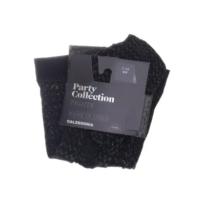 Nylonstrumpbyxor (Svart, Silverfärgad) från Calzedonia Bomull, Elastan, Polyamid, Polyester