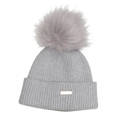 Bobble hat (Gray) from Barbour international Acrylic, Polyamide, Polyester, Viscose