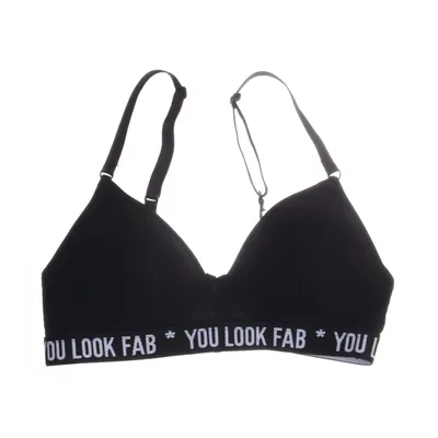 Bralette (Svart, Vit) från Y.F.K Bomull, Elastan