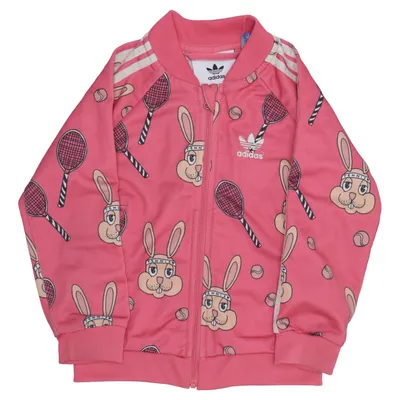 Trainingsjack (Roze, Meerkleurig) van Adidas Mini Rodini Gerecycled polyester
