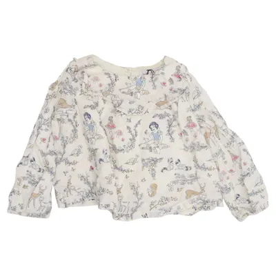 Blouse (Beige, Multicolored) from Gap Cotton
