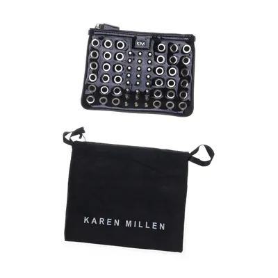 Kuvertväska (Svart, Silverfärgad) från Karen Millen