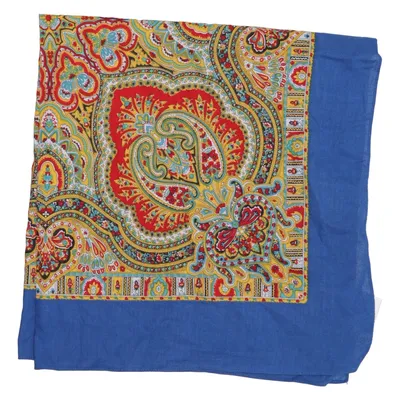 Halsdoek (Blauw, Meerkleurig) van Engelsons Katoen