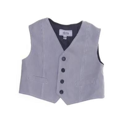 Suit vest (Blue, White) from Aletta Cotton, Polyester, Elastane, Acetate, Viscose