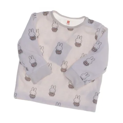 Pyjamastrøje (Beige) fra Hema Økologisk bomuld, Genanvendt polyester