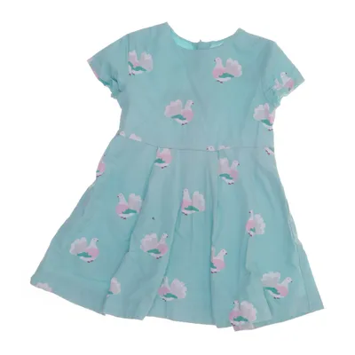 Dress (Turquoise, Multicolored) from Jacadi Paris Cotton