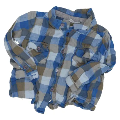 Chemise en flanelle (Bleu, Gris, Multicolore) de Noa Noa Miniature Coton
