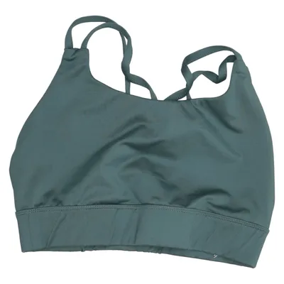 Sports bra (Green) from 4Yoga Elastane, Polyester