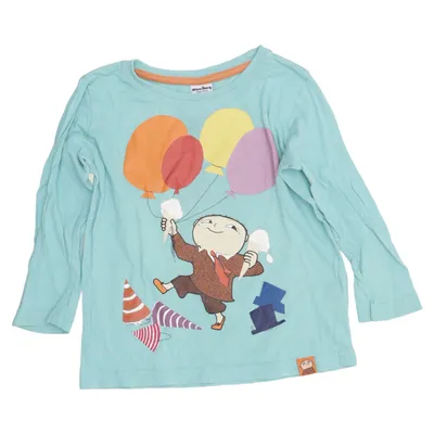 Långärmad t-shirt (Blå, Flerfärgad) från Alfons Åberg Bomull
